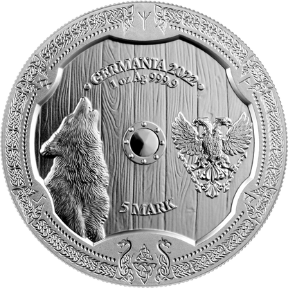 2022 1 oz Valkyries Hildegard Silver Germania Mint