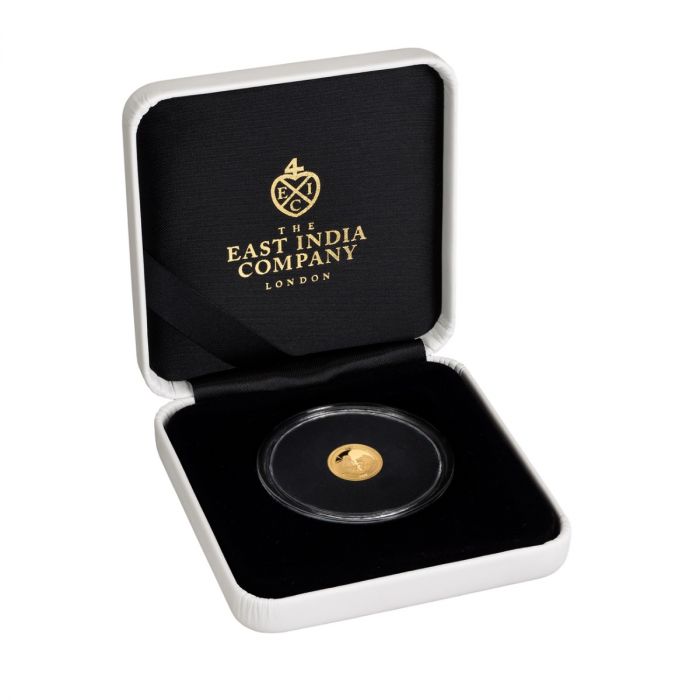 2022  St Helena Una and Lion 1/2 gram .9999 Gold Proof Coin