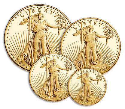 2021 Gold Eagle Type 2 Set - West Point Proof - Original Government Packaging OGP