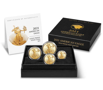 2021 Gold Eagle Type 2 Set - West Point Proof - Original Government Packaging OGP