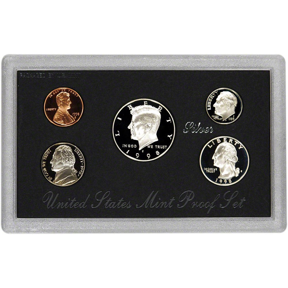 1998 Silver Proof Set - 5 Coins