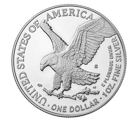 2022-S American Silver Eagle San Francisco - 1 Oz .999 Proof Coin - CoinsTV