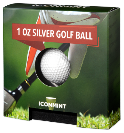 2023 Samoa Golf Ball Spherical 1 Oz Silver - Icon Mint