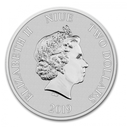2019 Niue Disney Lion King -  1 oz 9999 BU Silver Coin