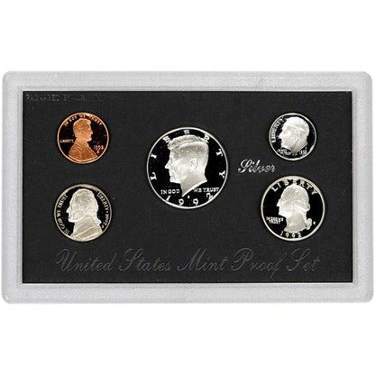 1992 Silver Proof Set - 5 Coins