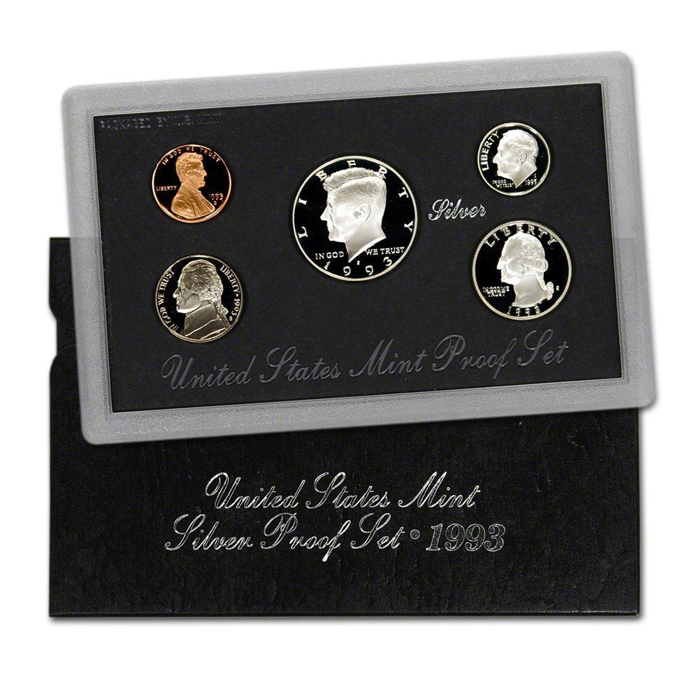 1993 Silver Proof Set - 5 Coins