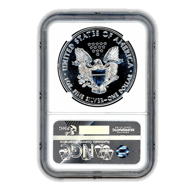 2016 (P) Silver Eagle - Business Strike - NGC MS69 Philadelphia Label - CoinsTV