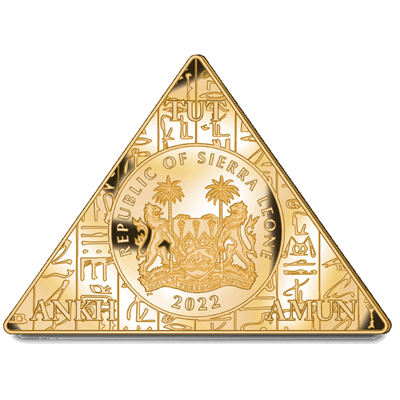 2022 Sierra Leone Discovery of King Tuts Tomb 100th Anniversary Bronze Coin