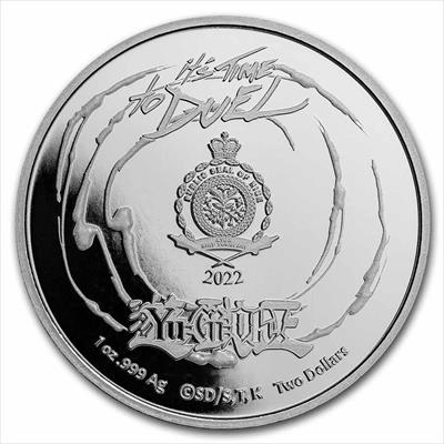 2022  Niue Yugi-Oh! 25th Anniversary - 1oz .999 Silver Coin BU