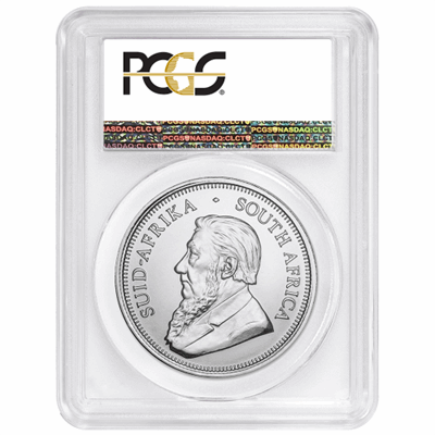 2019 Krugerrand 1 oz Silver- South African Mint - PCGS MS70 First Strike