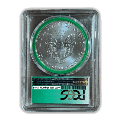 2016 American Silver Eagle -  Business Strike - PCGS MS69 Monster Box Label