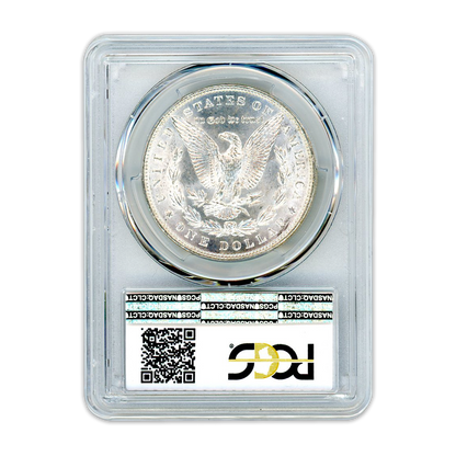 1887 Morgan Silver Dollar Philadelphia - Vam 12 Alligator Eye - PCGS MS64