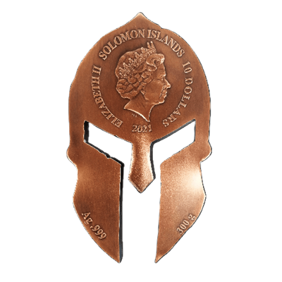 2021 Spartan Helmet - 300 Gram Silver