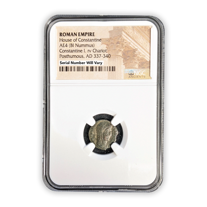 Ancient Roman Bronze Coin- House of Constantine - Constantine I - NGC Certified