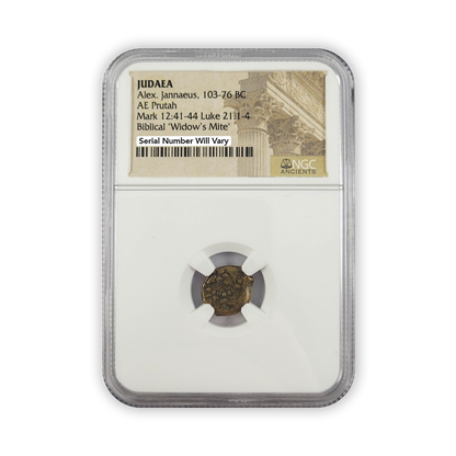 Ancient Widows Mite Bronze - Biblical Coin - NGC Certified