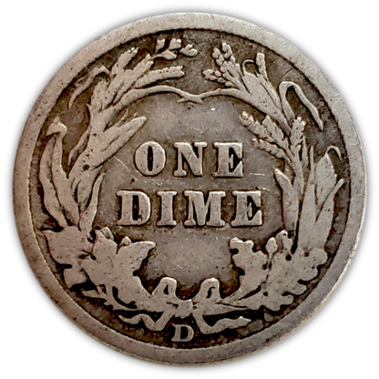 Barber Dime - Collector Quality Circulated