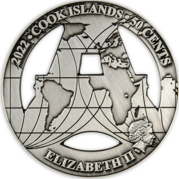 2022 Landmarks of the World Coin - Eiffel Tower - Cook Islands