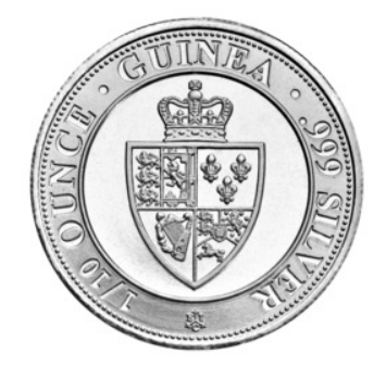 St. Helena Spade Shield Guinea - 1/10 oz Silver Coin