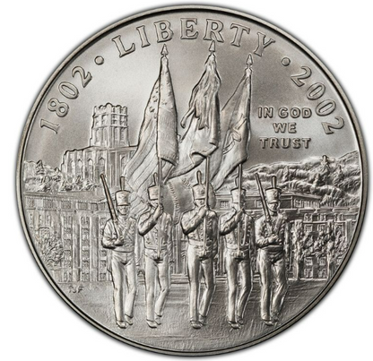 2002 West Point Commemorative Silver Dollar