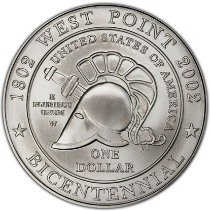 2002 West Point Commemorative Silver Dollar