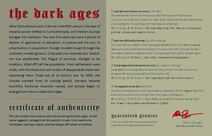 The Dark Ages: Historic 4 Coin Set (393 - 750 AD)