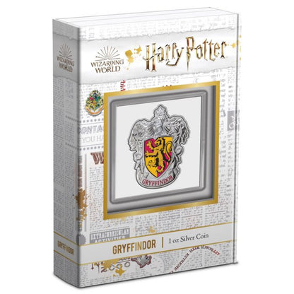 2021 Harry Potter - Hogwarts House Crest Gryffindor - 1oz Silver Proof Coin