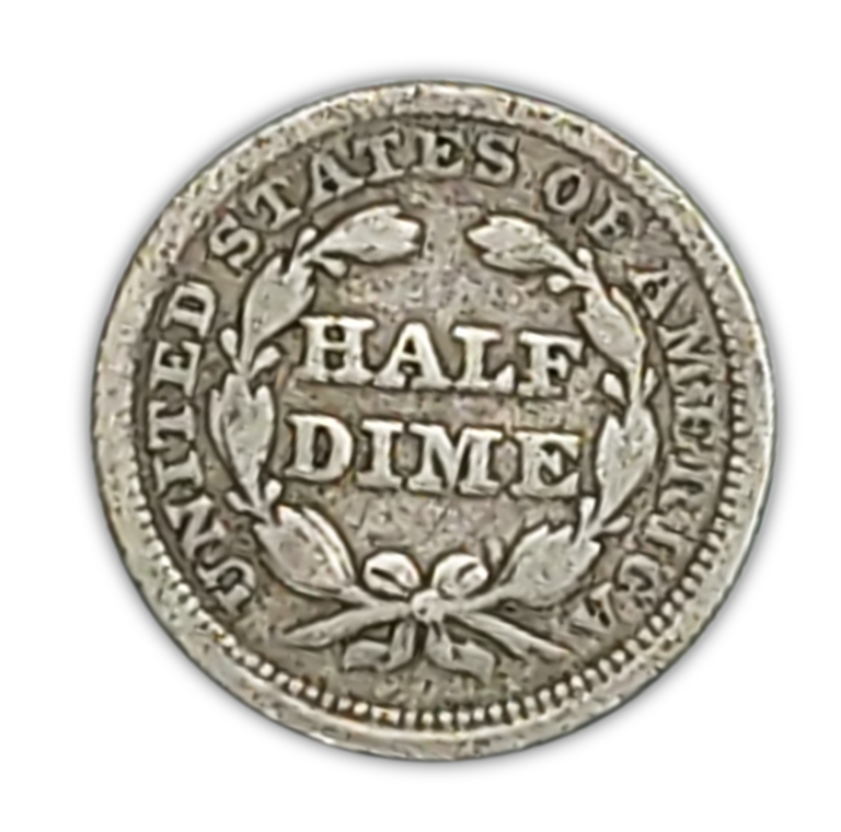 Seated Liberty Half Dime - Collectors Quality Circulated