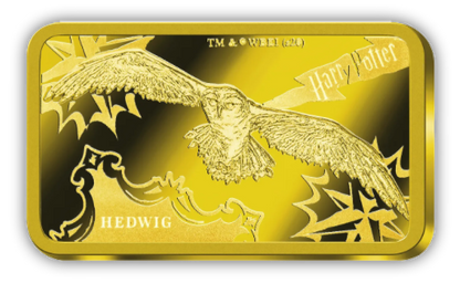 2020 Wizarding World of Harry Potter - Hedwig - 0.5 gram Gold Bar - CoinsTV