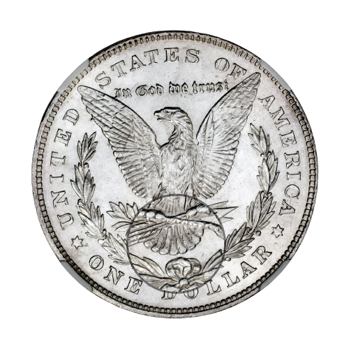 1878 Morgan Silver Dollar Philadelphia 8 Tail Feathers - Brilliant Uncirculated - CoinsTV