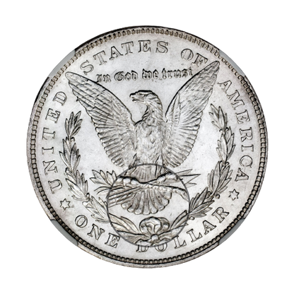1878 Morgan Silver Dollar Philadelphia 8 Tail Feathers - Brilliant Uncirculated - CoinsTV