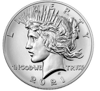 2021 Peace Silver Dollar - OGP