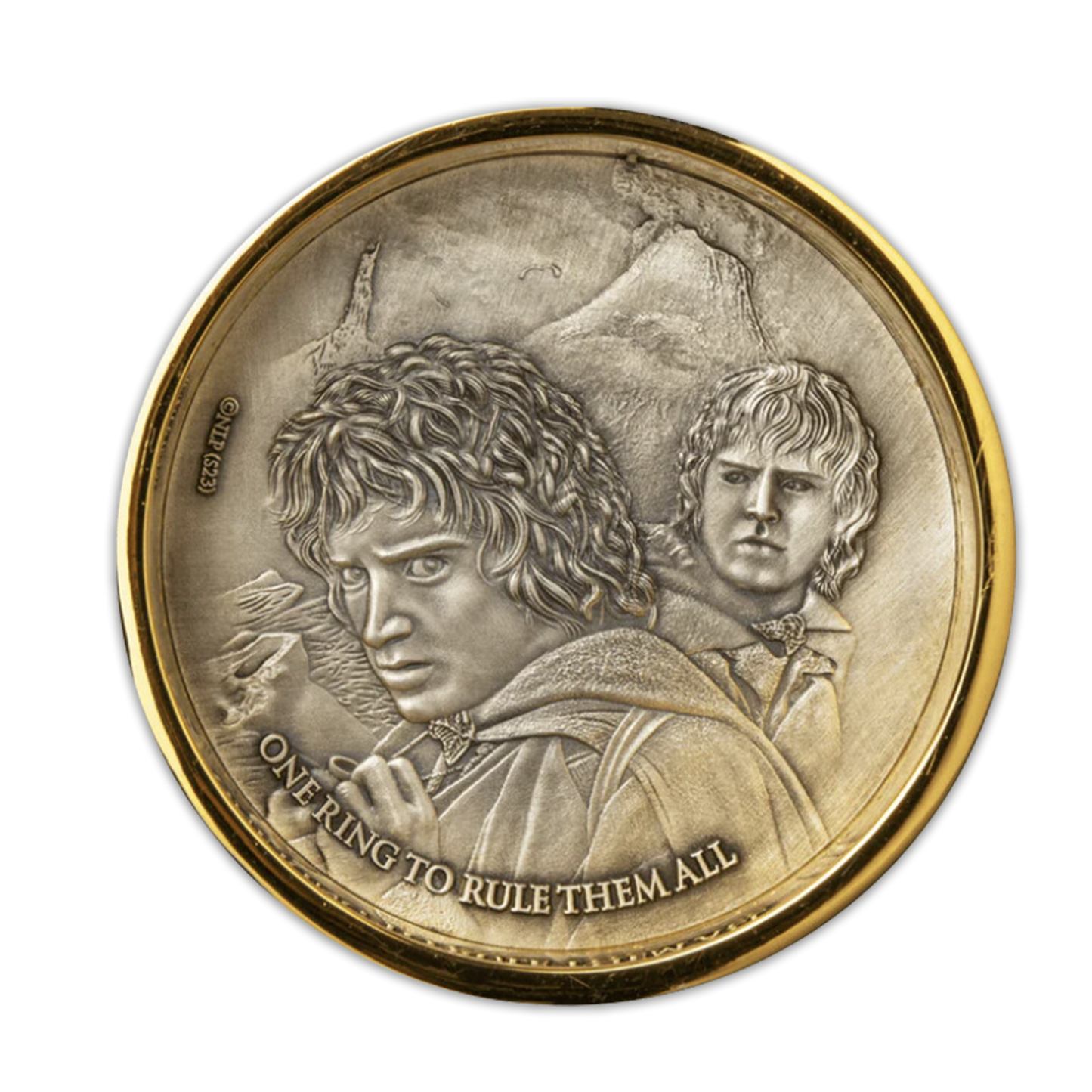 2023 3 oz Lord of the Rings Silver - The One Ring - CoinsTV