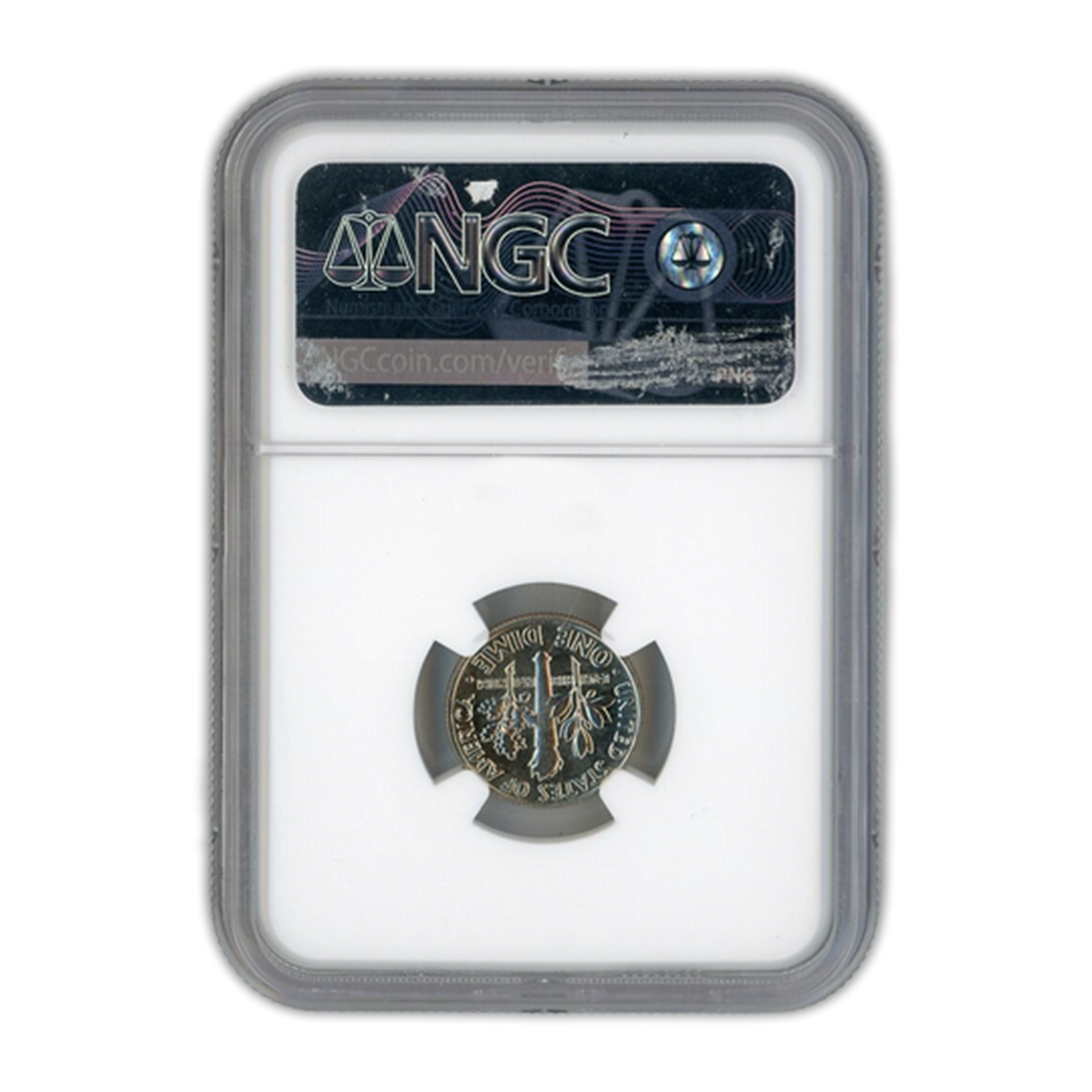 1969 Roosevelt Dime Denver - NGC MS65* PL