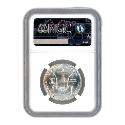 1956 Franklin Silver Half Dollar - NGC MS66 FBL