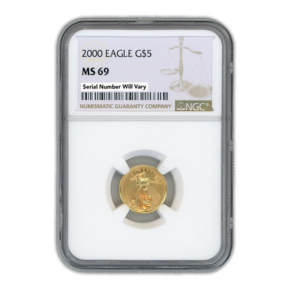 2000 $5 Gold Eagle - NGC MS69