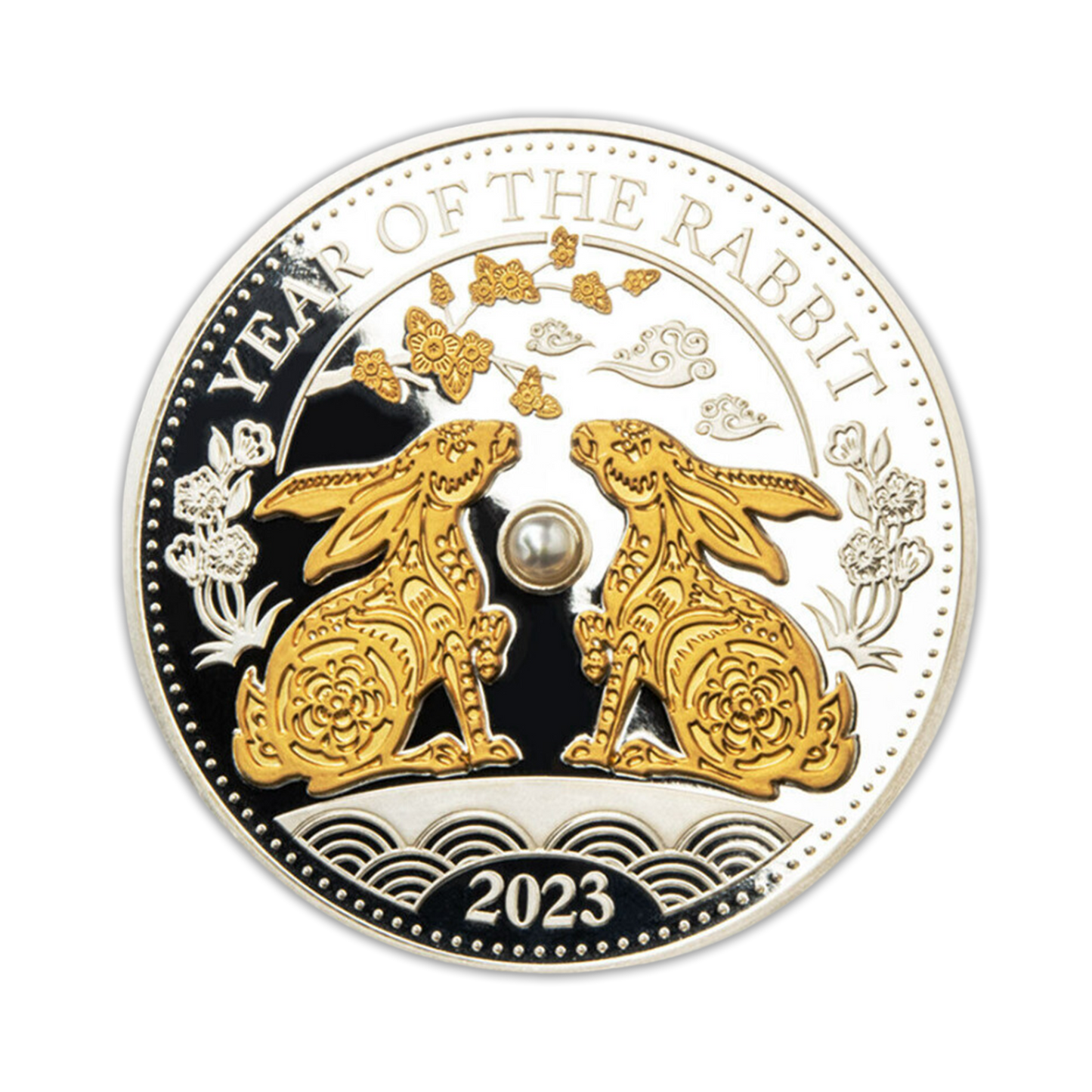 2023 1 oz Year of the Rabbit Gilt Proof - OGP