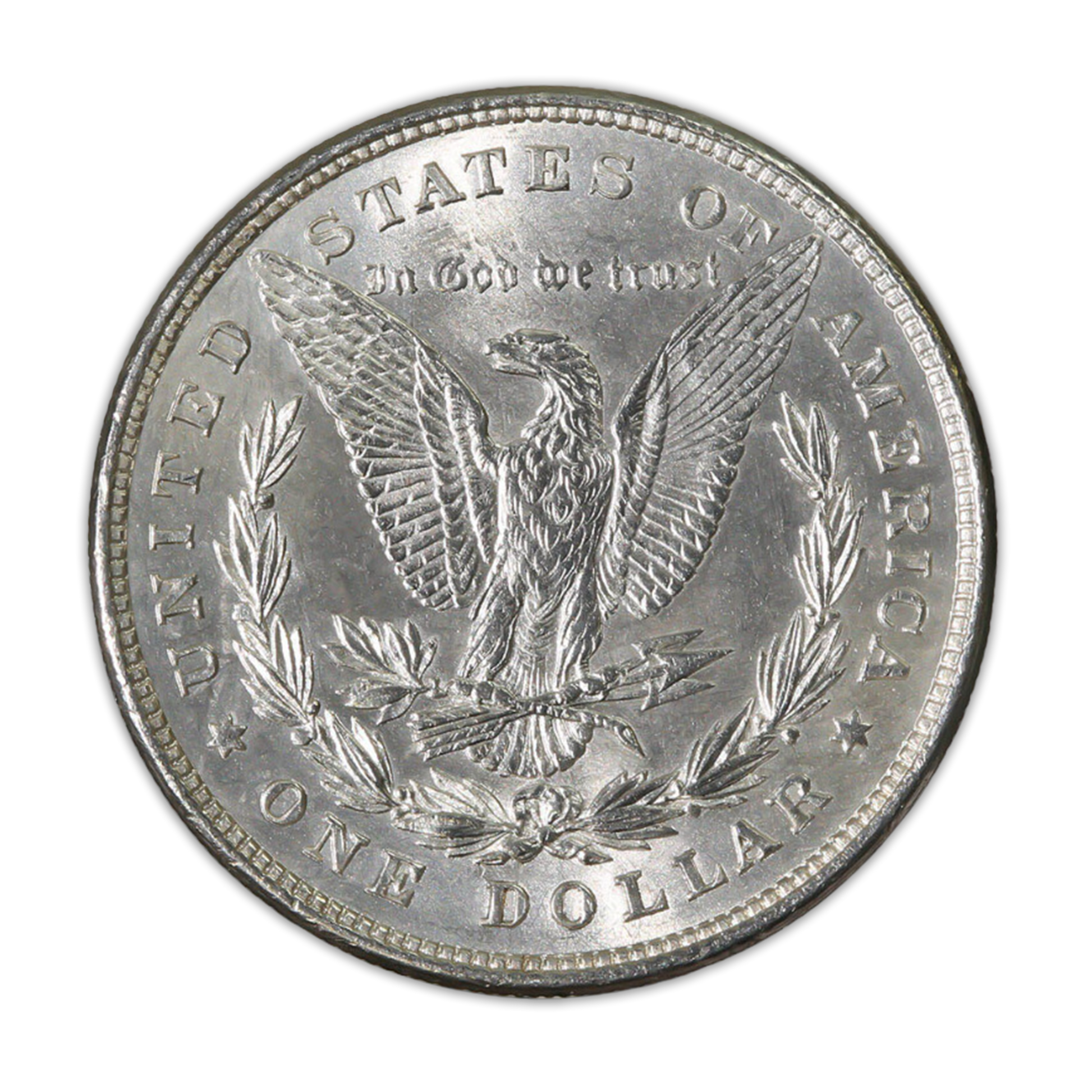 1878 Morgan Silver Dollar Philadelphia 8 Tail Feathers - Brilliant Uncirculated - CoinsTV