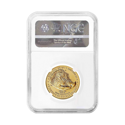 2023 $25 Gold Eagle in God We Trust Label - NGC MS70 Early Releases