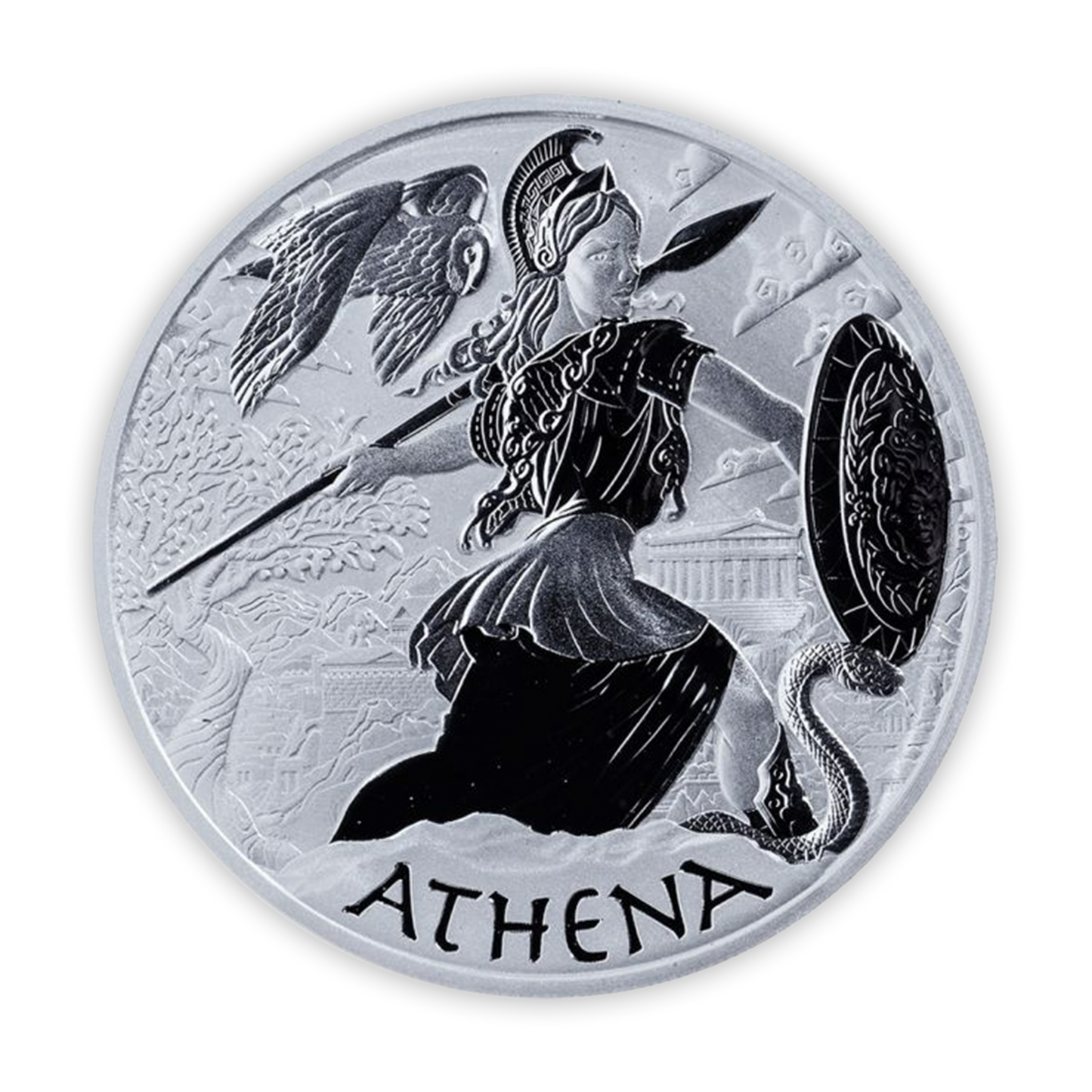 2022 1oz Tuvalu Gods of Olympus Silver - Athena