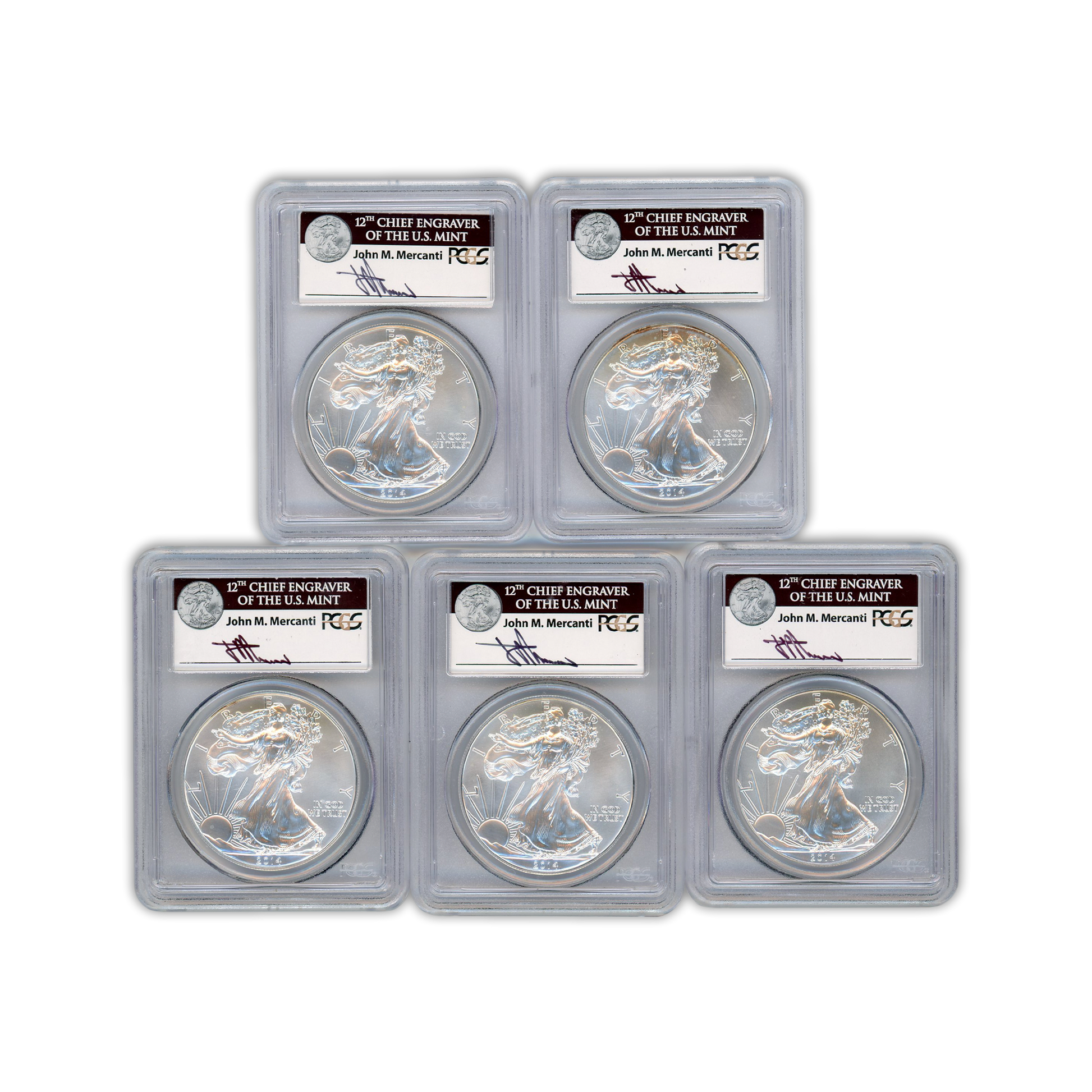 Grab Bag:  2014 Mercanti Silver Eagle - First 10 Boxes - CoinsTV