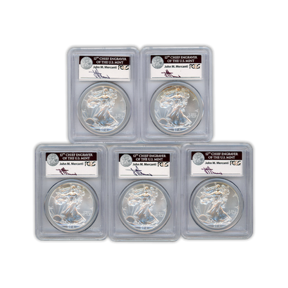 Grab Bag:  2014 Mercanti Silver Eagle - First 10 Boxes - CoinsTV