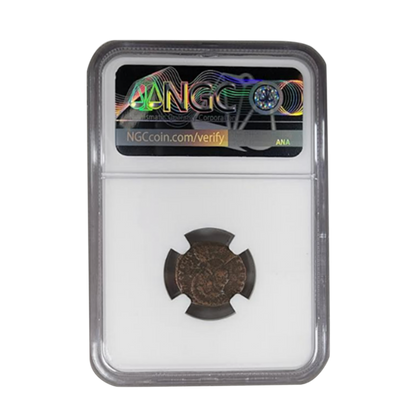 Ancient Roman Bronze Coin - Constantinoplis Guardian Angel NGC