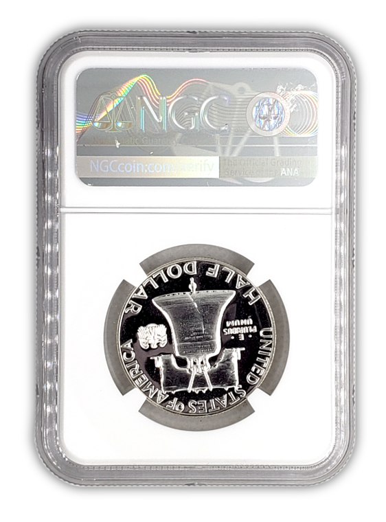 1963 Franklin Silver Half Dollar - NGC PF68 Star Sight White - CoinsTV