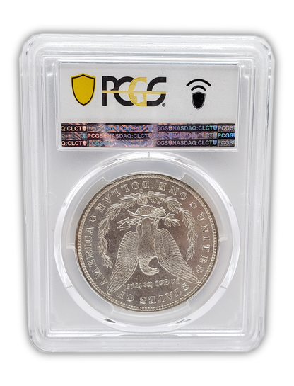 1881 Morgan Silver Dollar Philadelphia - PCGS MS65 Sight White