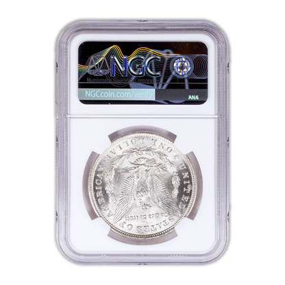 1921 Silver Morgan Dollar Brilliant Uncirculated - NGC In God We Trust Label