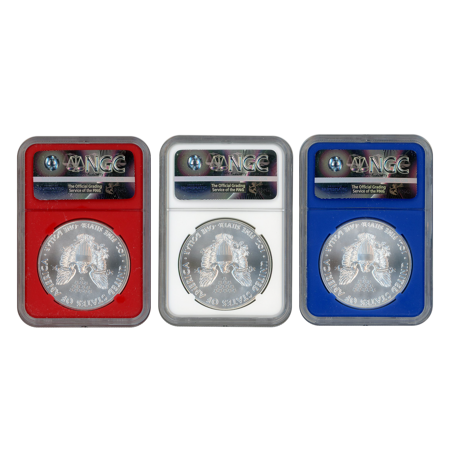 NGC MS70 First Day of Issue - Patriotic Red White & Blue Core Grab Bag