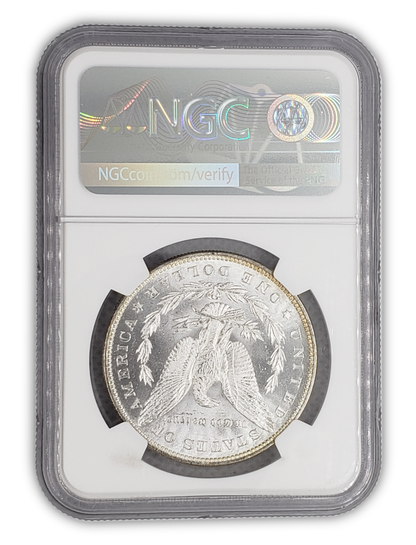 1885 Morgan Silver Dollar Philadelphia - NGC MS66
