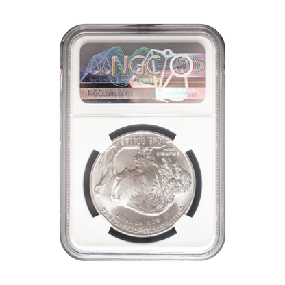 2001 Buffalo Silver Dollar Denver NGC MS69 - CoinsTV