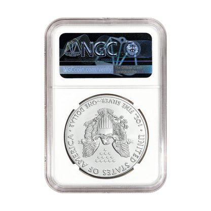 2021 Silver Eagle - Heraldic Eagle Type 1 - Last Day of Production NGC MS70 - CoinsTV