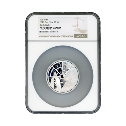 2022 Niue Star Wars Darth Vader 3 oz Silver Coin NGC PF70 UCAM